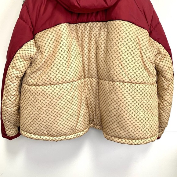 NWT Gucci GG parachute padded colour-block jacket Size 42 - Picture 16 of 16